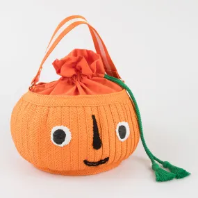 Trick Or Treat Pumpkin Basket Bag