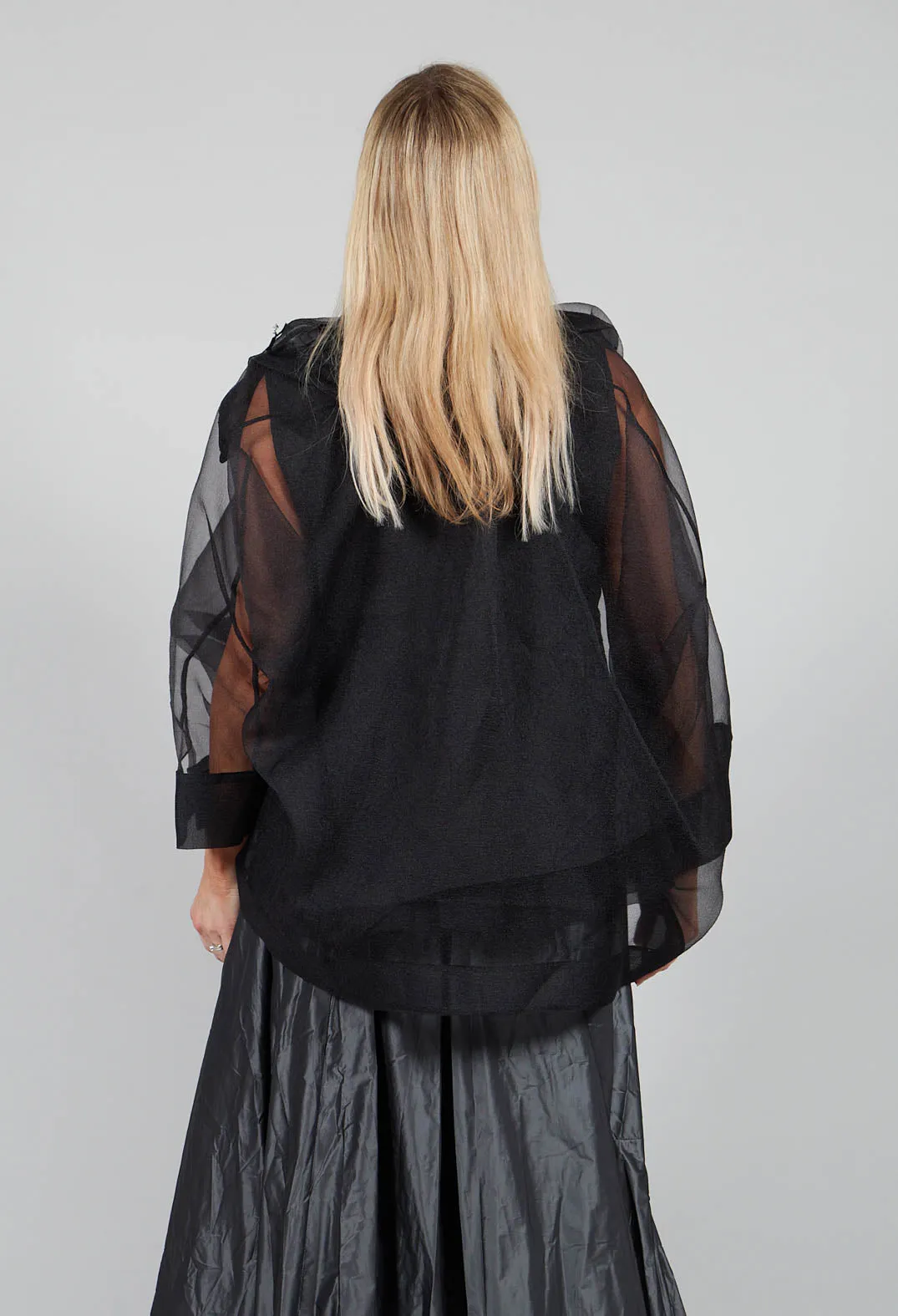 Tulle Jacket in Black