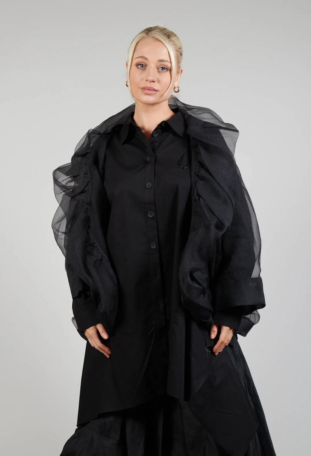 Tulle Jacket in Black