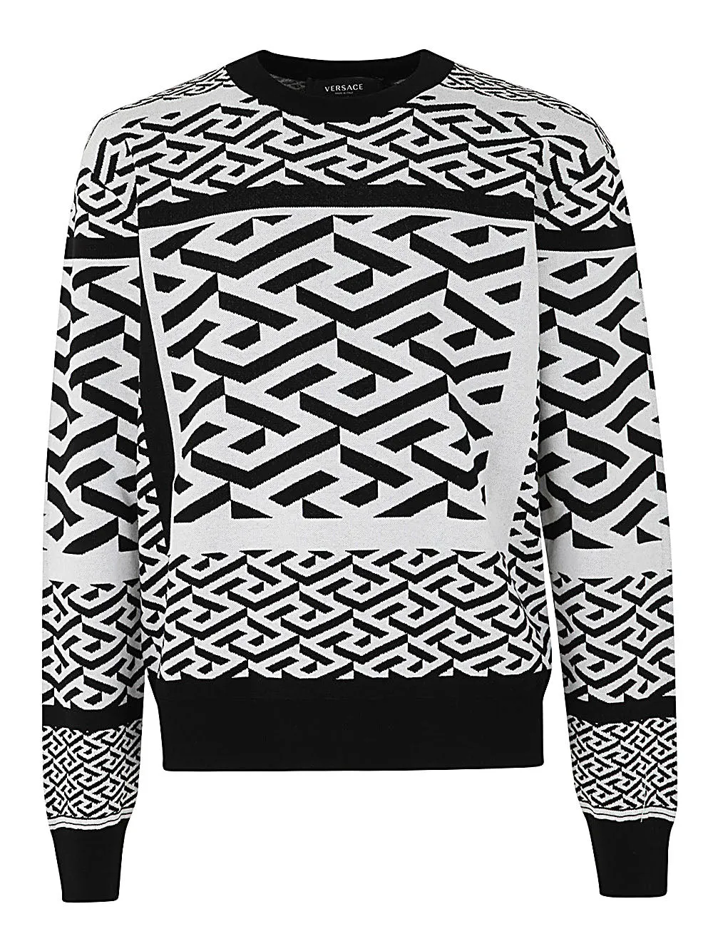 Versace Long Sleeved Crewneck Sweater