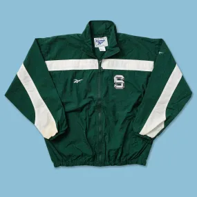 Vintage Reebok Michigan State Track Jacket Large