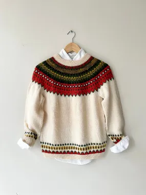 Whalsay 1950s Fair Isle Sweater