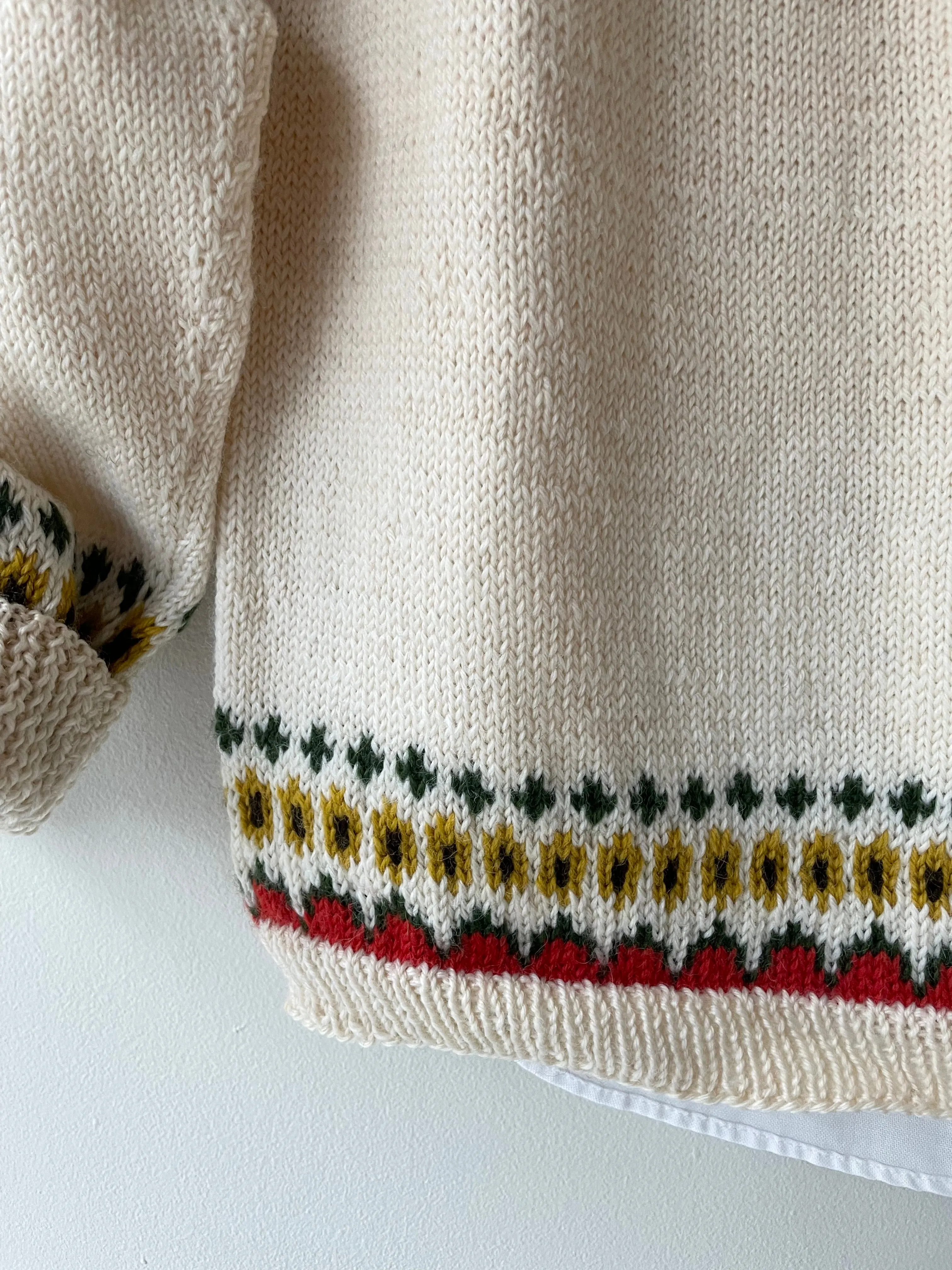 Whalsay 1950s Fair Isle Sweater