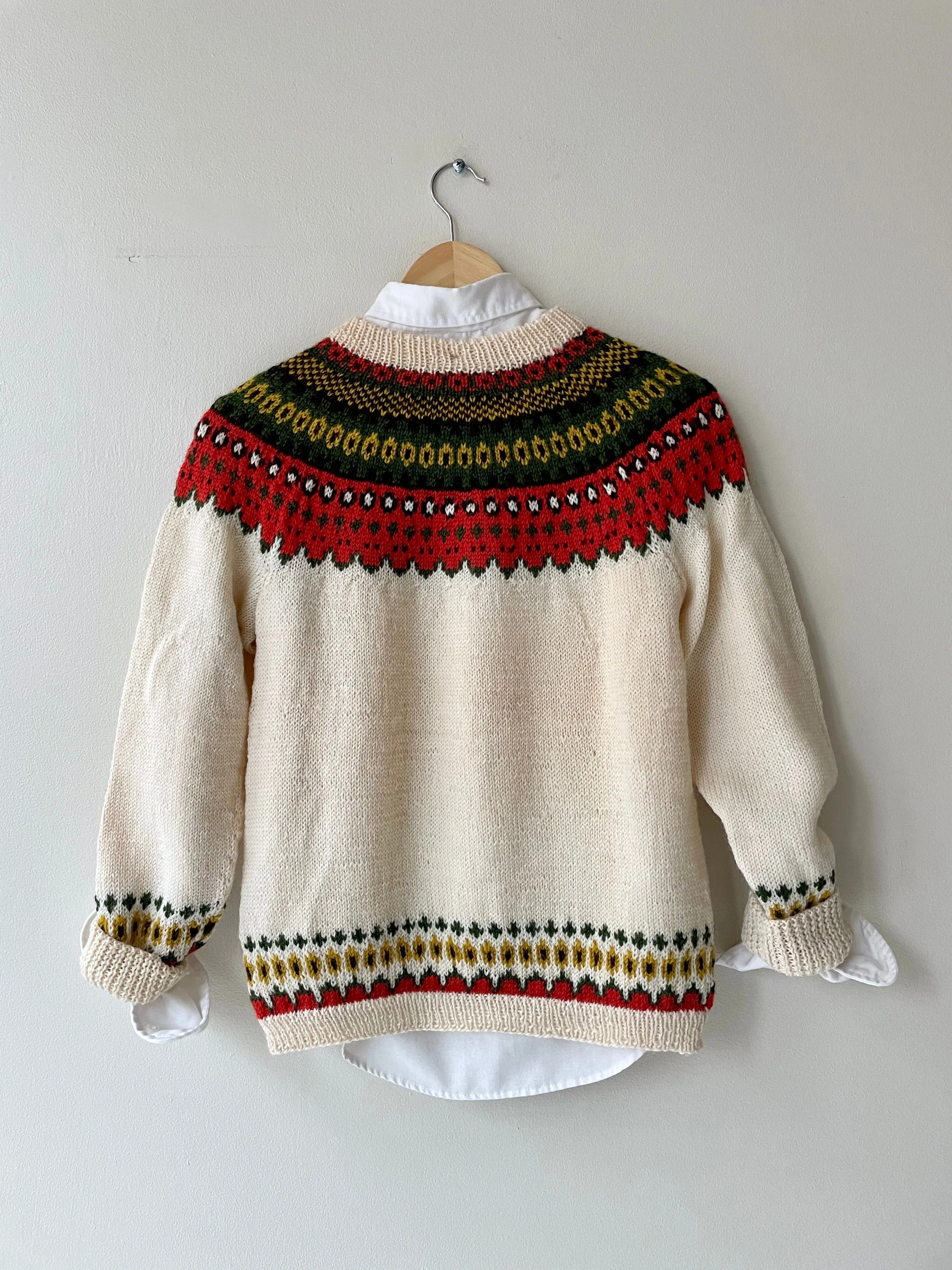 Whalsay 1950s Fair Isle Sweater