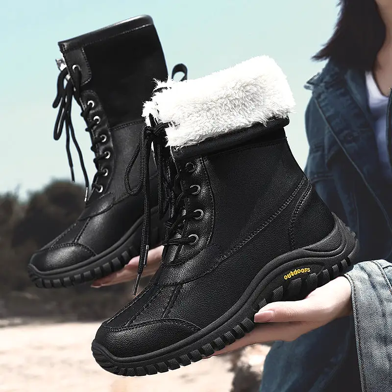 Women's Faux Fur Waterproof Boots