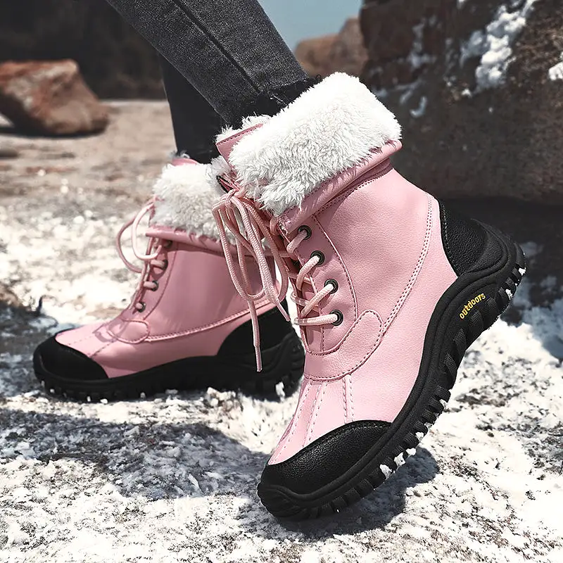 Women's Faux Fur Waterproof Boots