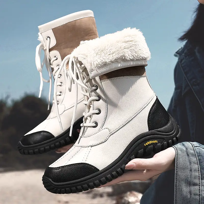 Women's Faux Fur Waterproof Boots