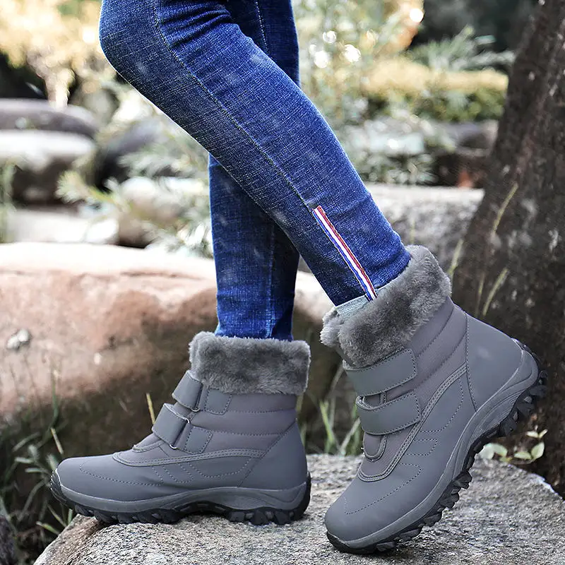 Women's High-Top Plus Velvet Snow Boots