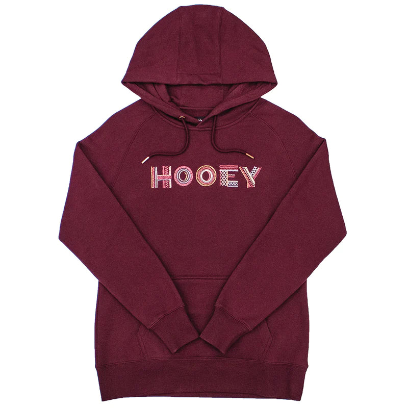 Women's Hooey Artisan Maroon Hoodie