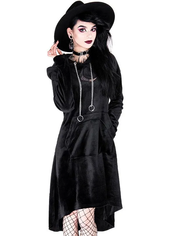 Women's Long Moon Hoodie Dress