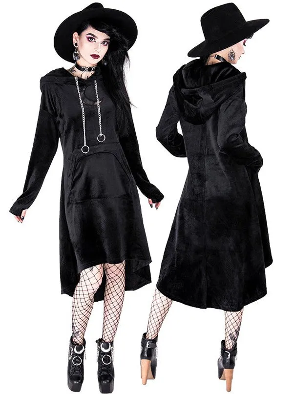 Women's Long Moon Hoodie Dress