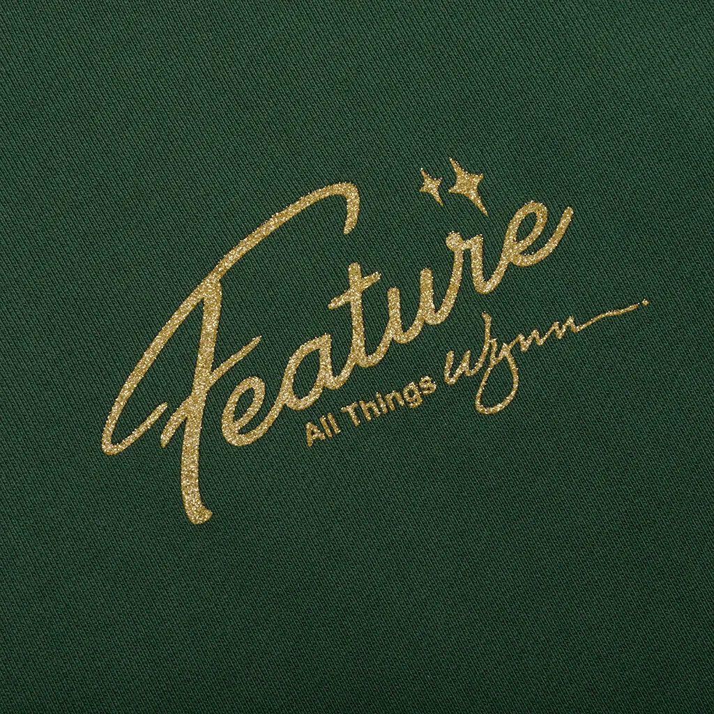 Wynn Shine Hoodie - Dark Green