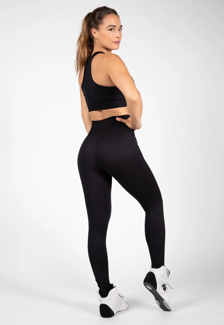 Yava Seamless Leggings - Black - XS/S Gorilla Wear